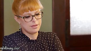 Hot Threesome At The Library With Penny Pax and Karla Kush