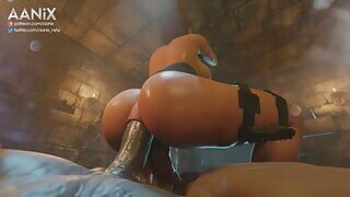 Jill Valentine Double Penetrated And Creampied